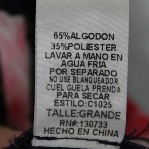 UMGEE SIZE LARGE NAVY FLORAL CROP CRIS CROSS ROMPER - Picture 12 of 12